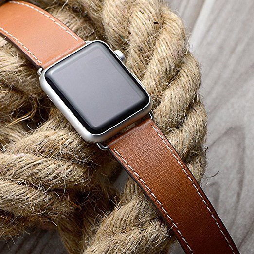 Sale 70% Dây đeo bằng da thật dành cho Apple Watch , Giá gốc 113,000 đ - 17A11