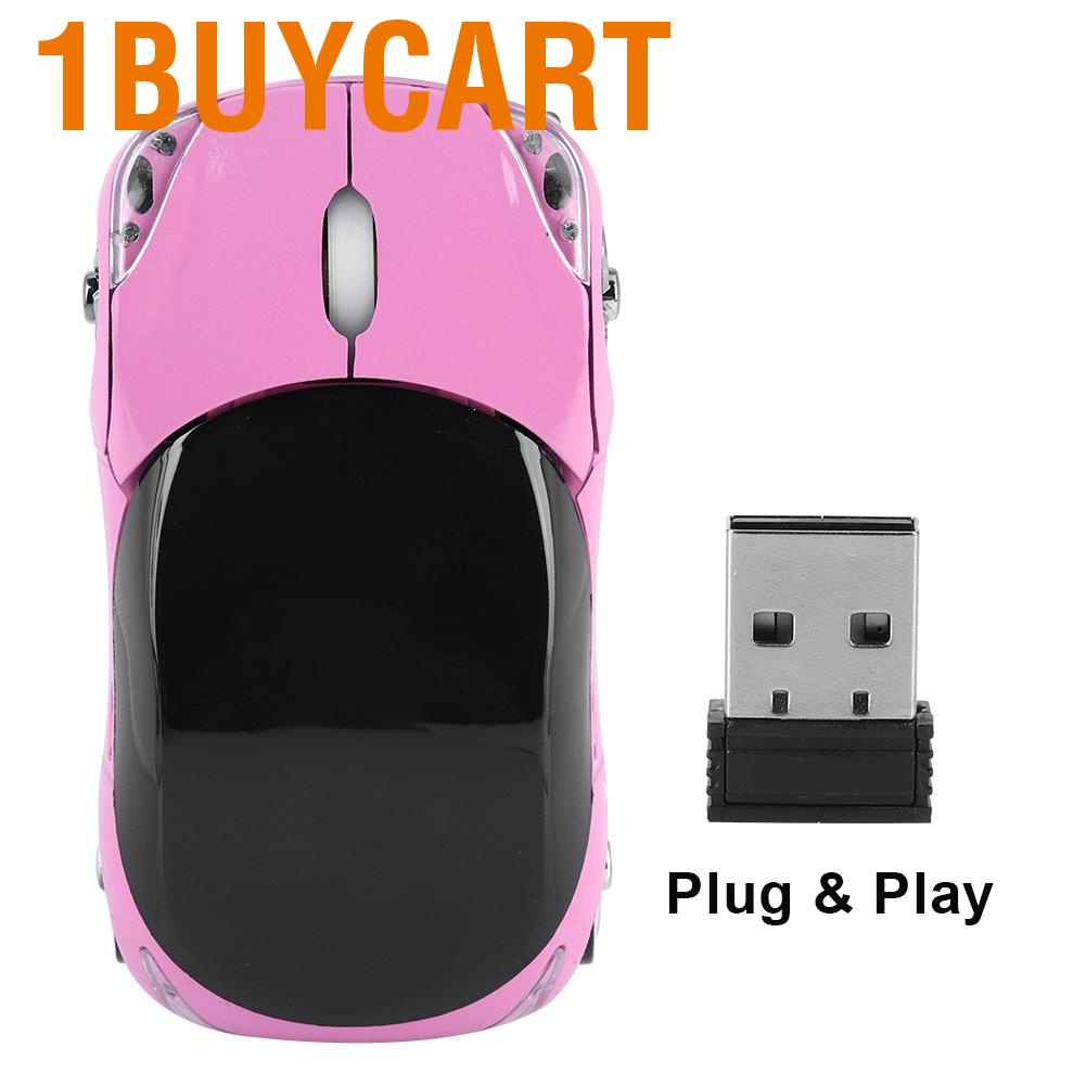1buycart 2.4GHz Wireless Mouse USB Optical 1600DPI Mice for Tablet Laptop Computer PC MBS