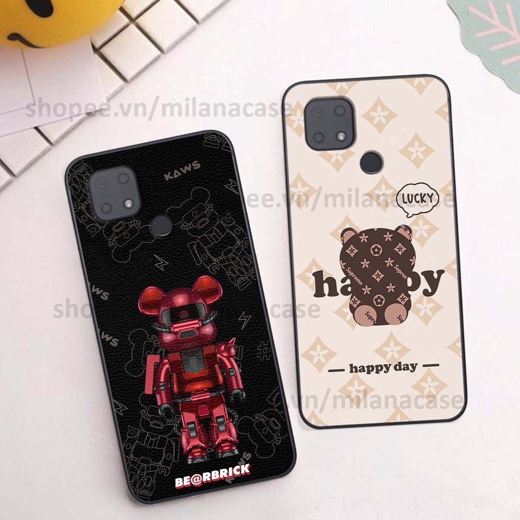 Ốp Xiaomi Redmi 10C gấu be@rBrick gấu Teddy Kaws siêu đẹp, phong cách, cá tính