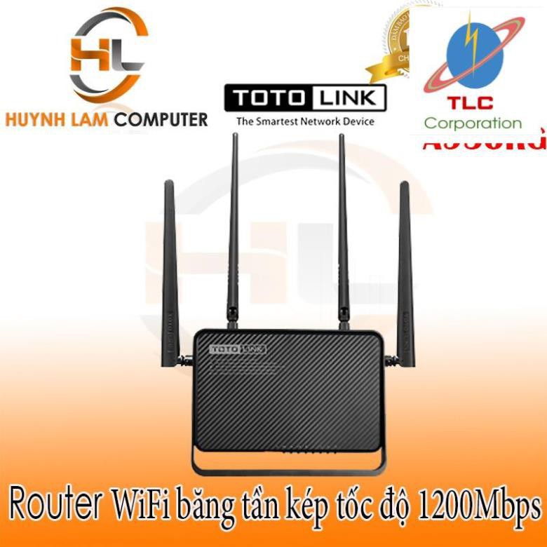 Bộ phát WiFi - Bộ phát WiFi Totolink A950RG 1200Mbps DGW phân phối - Router WiFi