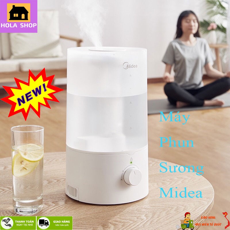 Máy Phun Sương MIDEA  3,5L- SC-3E40, Máy Tạo Ẩm - Lọc Không Khí , Máy Khuếch Tán Tinh Dầu , Xông Hơi Công Suất Lớn Đ1