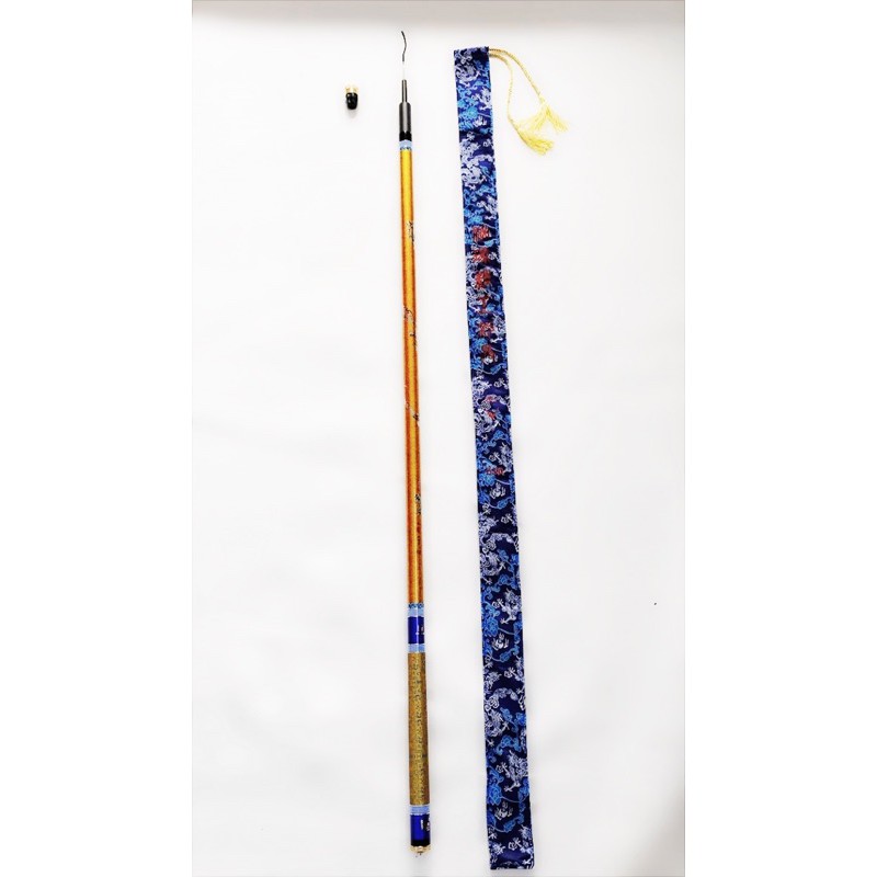 cần câu tay GM 8H dài 6m3 tải cá 15kg Gama Seiko Hoàng Long  chính hãng màu mạ vàng săm hình rồng sang trọng y hình