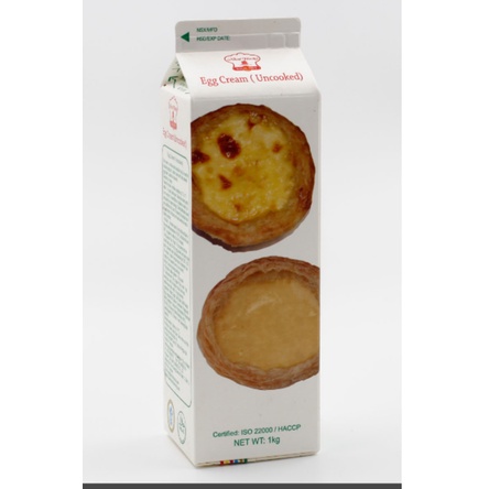 Combo làm tart Trứng (gồm bịch 30 đế bánh và hộp kem trứng )