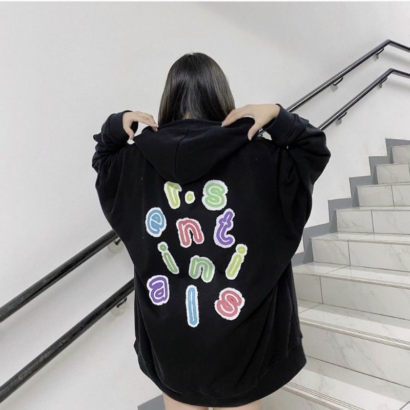 Áo khoác nỉ ❤️ Hoodie Dây Kéo SENTI Ulzzang form rộng Unisex bông 2 lớp trẻ trung 2022