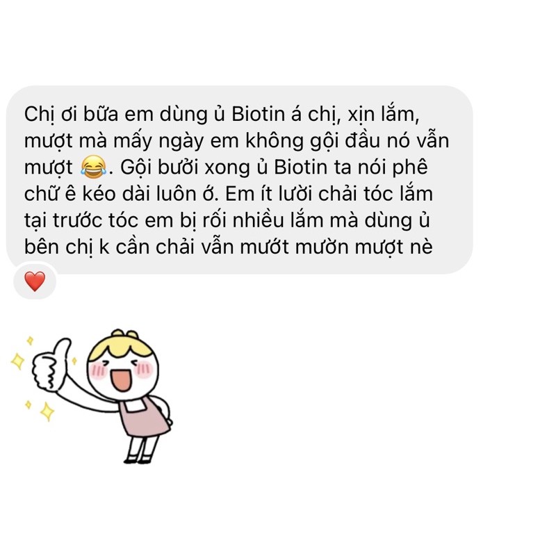 Ủ Tóc Biotin Cấp Ẩm Phục Hồi Hư Tổn - Dollalala Mart