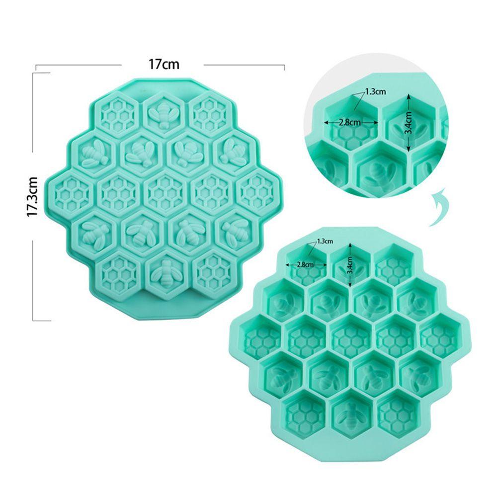 Khuôn Làm Kem / Sáp Ong / Thạch / Xà Phòng 19 Ngăn Tiện Dụng DIY