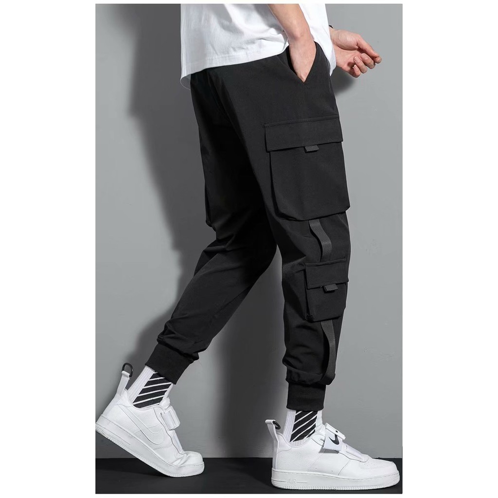 Quần jogger nam túi hộp K41 chất kaki mềm mịn, phong cách đường phố