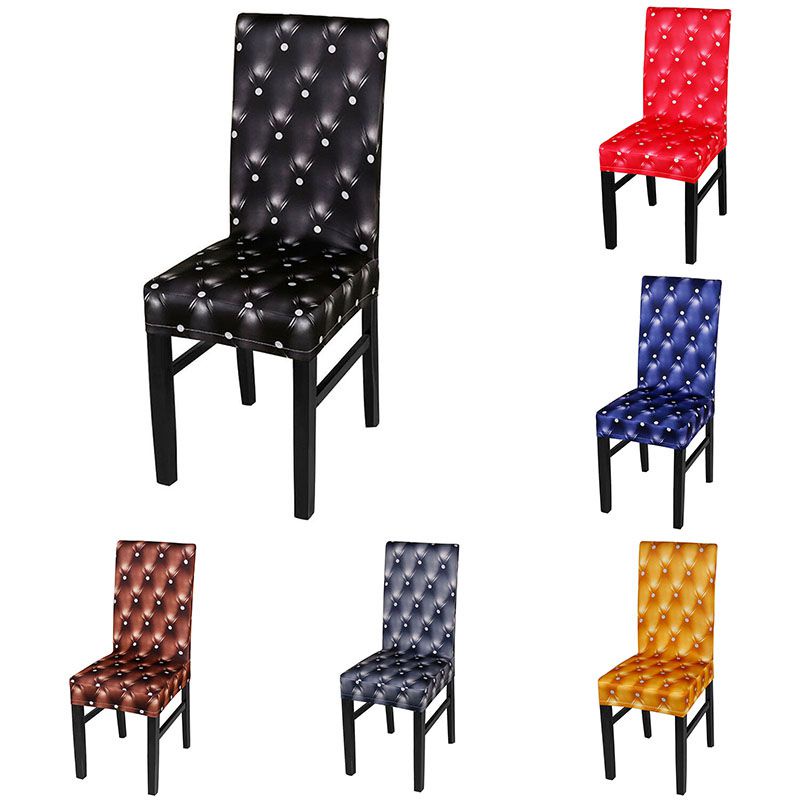 Vỏ Bọc Ghế Ngồi Bàn Ăn Co Giãn In Họa Tiết 3D Dễ Tháo Rời