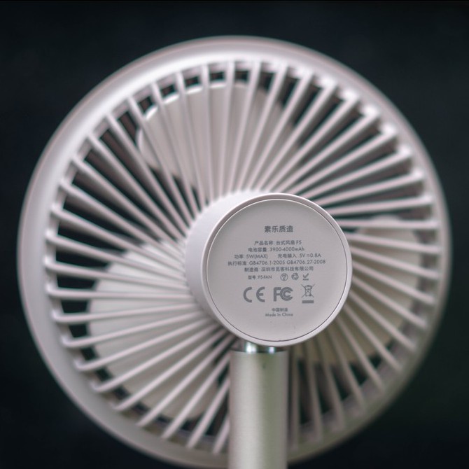 Quạt tích điện Xiaomi Solove F5 Quạt mini để bàn tiện lợi - tiết kiệm - hiện đại