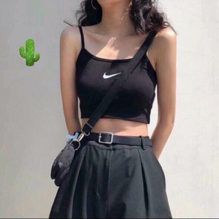 🍀Áo croptop thun hai dây body cực mát vv