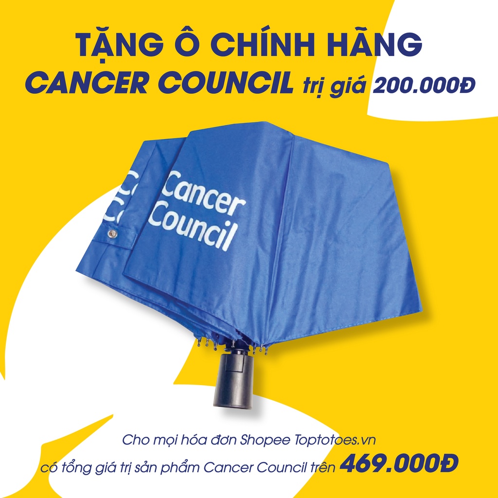 Ô Chính Hãng Cancer Council [HÀNG TẶNG KHÔNG BÁN]