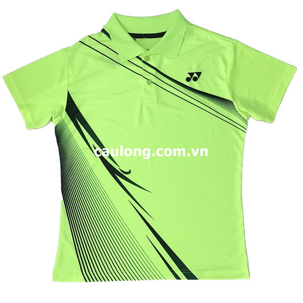 Áo Cầu Lông Nam Nữ Cổ Bâu Yonex 7477 Xanh Chuối