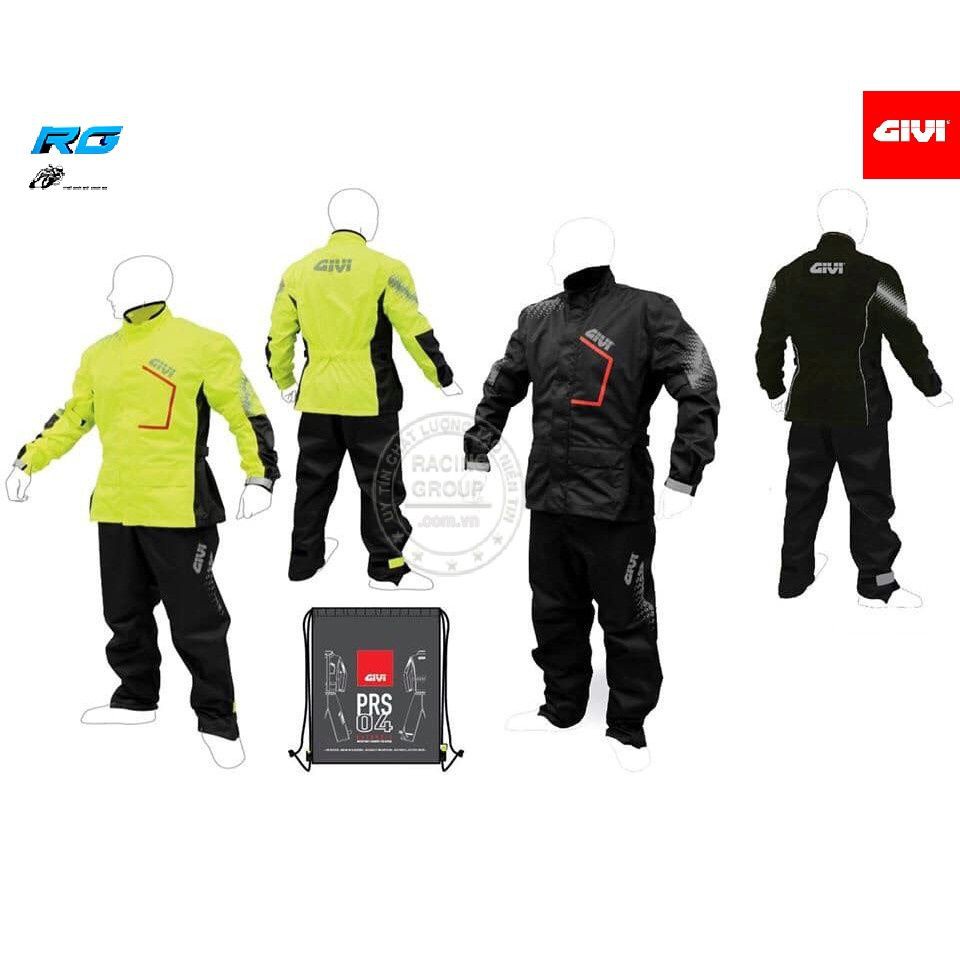 Áo Mưa Givi, Bộ Áo Mưa Bộ Givi PRS04 ( Chính hãng) Givi Bảo hành 12 Tháng