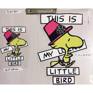 Set 2 sticker hình ủi hoạt hình