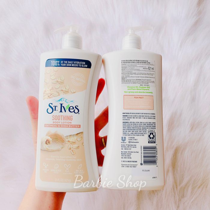 Sữa Dưỡng Thể Dưỡng Da Toàn Thân ST.IVES Body Lotion 621ml (có tem phụ)