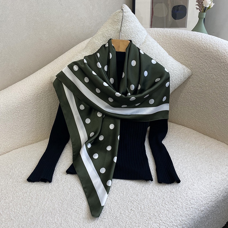 Khăn choàng vuông 110x110cm in họa tiết thời trang cho nữ