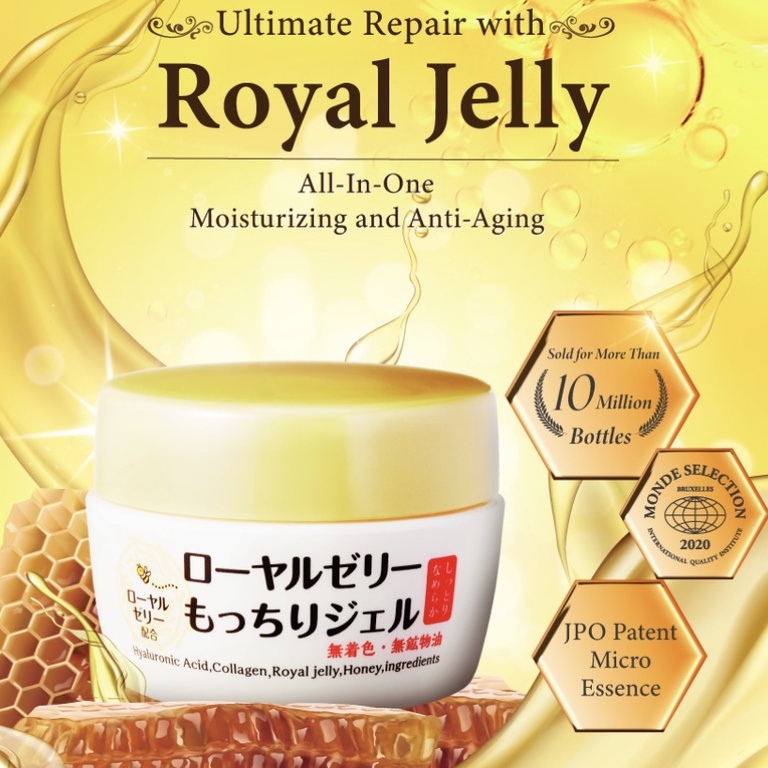 Kem gel thạch Ozio Royal dưỡng ẩm làm trắng da 75g