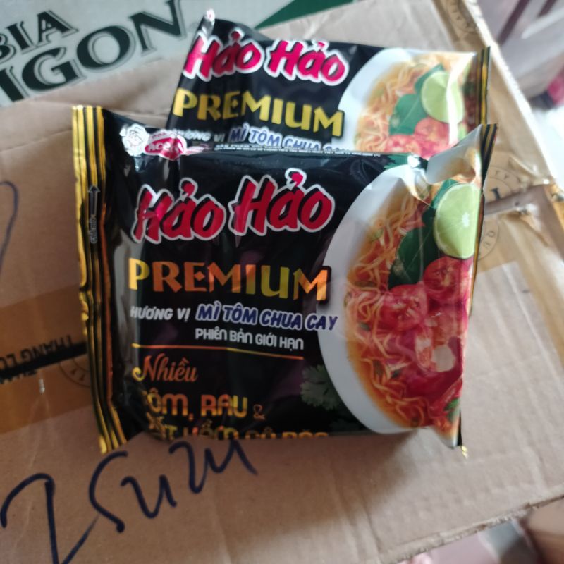 Mỳ Hảo Hảo phiên bản giới hạn-nhiều tôm, nhiều rau hơn