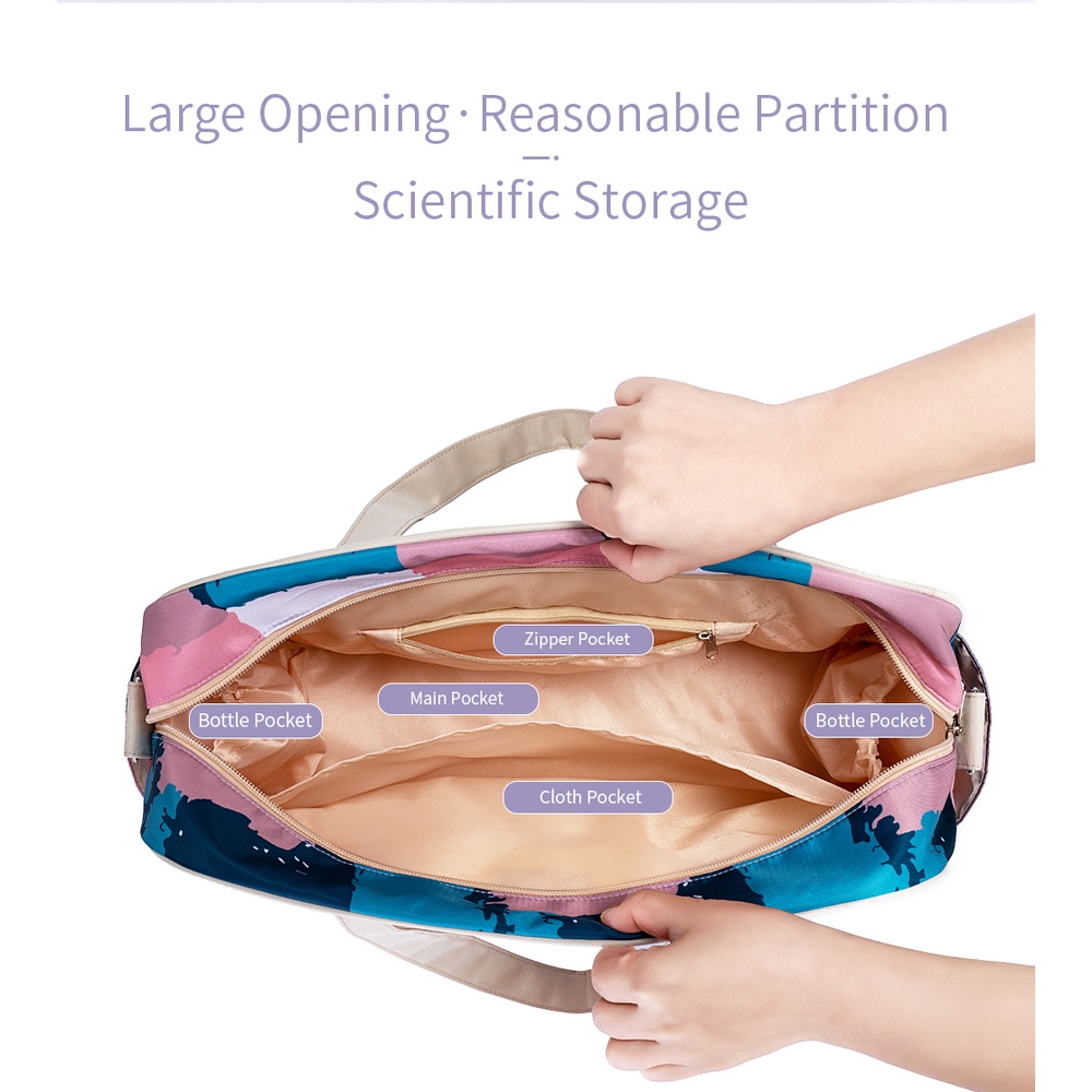 Insular Túi Xách Đeo Vai Đựng Tã Em Bé Cho Phụ Nữ Mang Thai