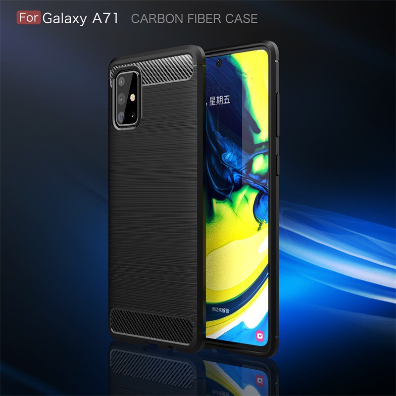 Ốp Điện Thoại Sợi Carbon Cho Samsung Galaxy A21s / 31 / 21 / 11 / 01 / 11 / 71 / 51 / 40 / 50 / 50S / 30S / 20S / 10S / 70S / 70 / 20 / 30