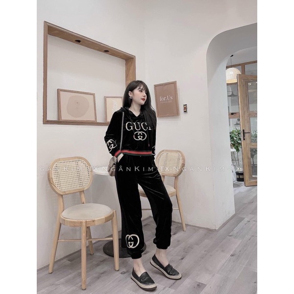 Set bộ nhung mũ GG