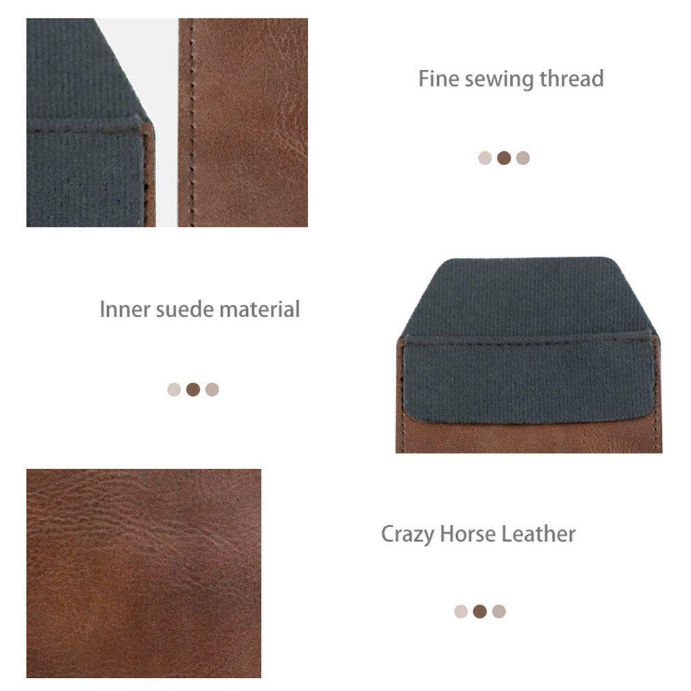 CHOOKEY Túi Đựng Bút Bằng Da PU Chống Nước Sức Chứa Lớn Phong Cách Retro