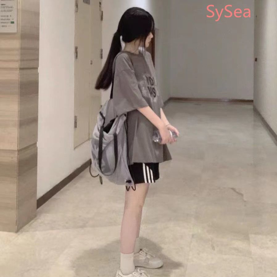 Áo Thun In Họa Tiết Kiểu Vintage Mỹ Thời Trang Mùa Hè Cho Nữ