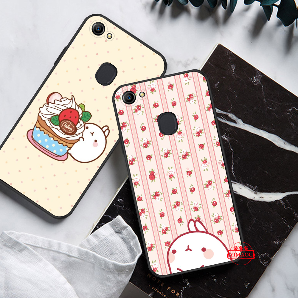 OPPO A91 F15 A8 A92 A72 A52 X2 A12 Realme C2 C3 6 Pro 37Q cute chocolate clipart Soft Case