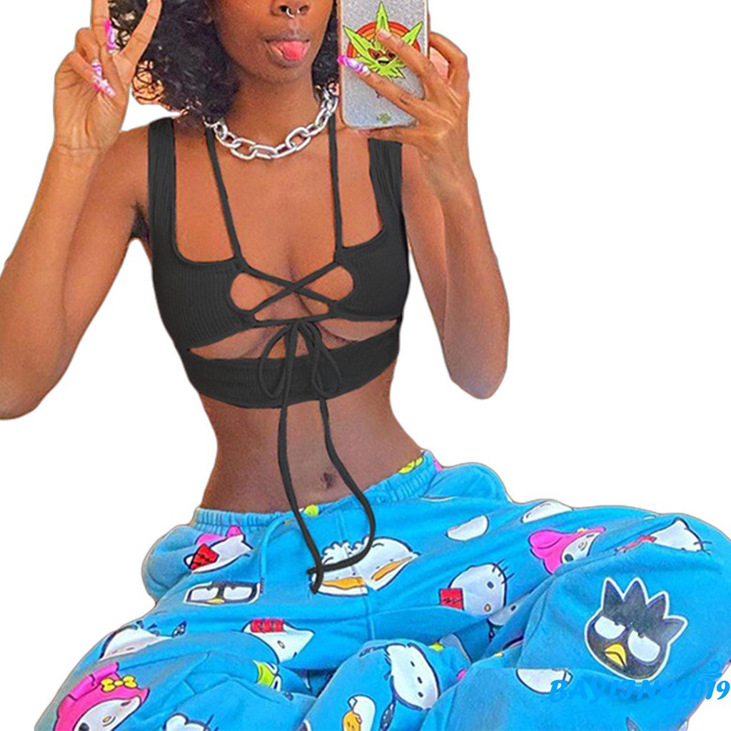 Áo lửng không tay kiểu dáng gợi cảm cho nữ