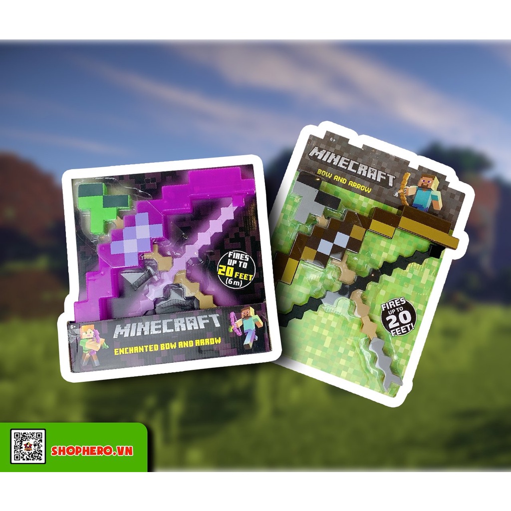 Cung tên Minecraft chất liệu nhựa ABS an toàn với bé