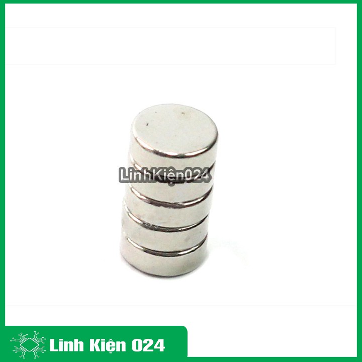 Bộ 5 Viên Nam Châm Đất Hiếm 8x3mm ( từ tính hút cực mạnh)