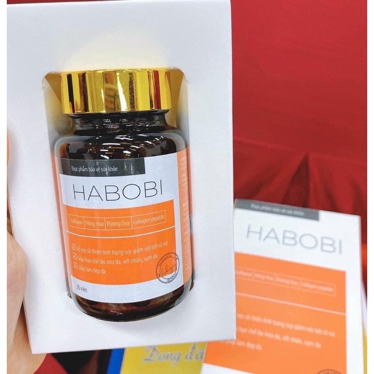Viên uống nội tiết trắng da mờ nám tăng cường nội tiết tố HABOBI