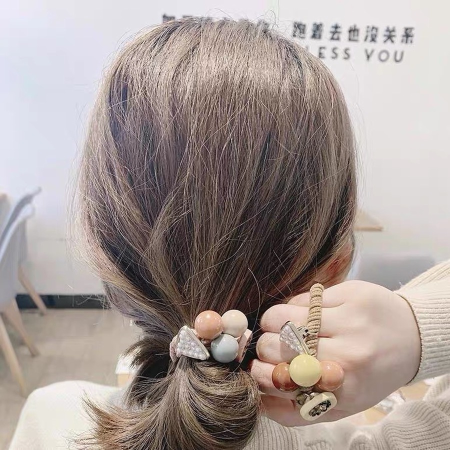 Dây Buộc Tóc Co Giãn Phong Cách Hàn Quốc Cho Nữ