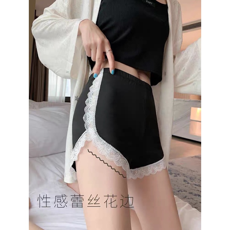 Quần lót váy, quần ngủ cotton viền ren gợi cảm Winny D3