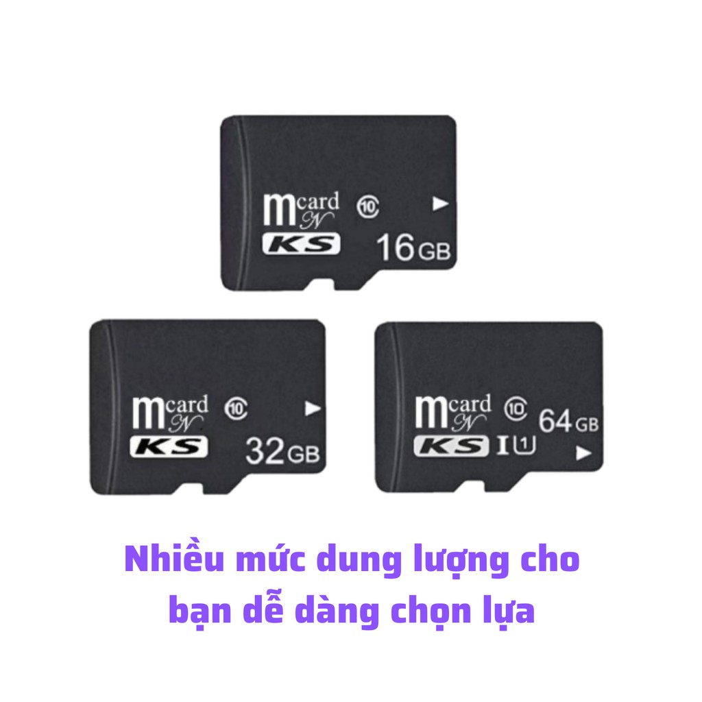 Thẻ nhớ micro SD class 10 tốc độ cao, 8GB 16GB 32 GB | BigBuy360 - bigbuy360.vn