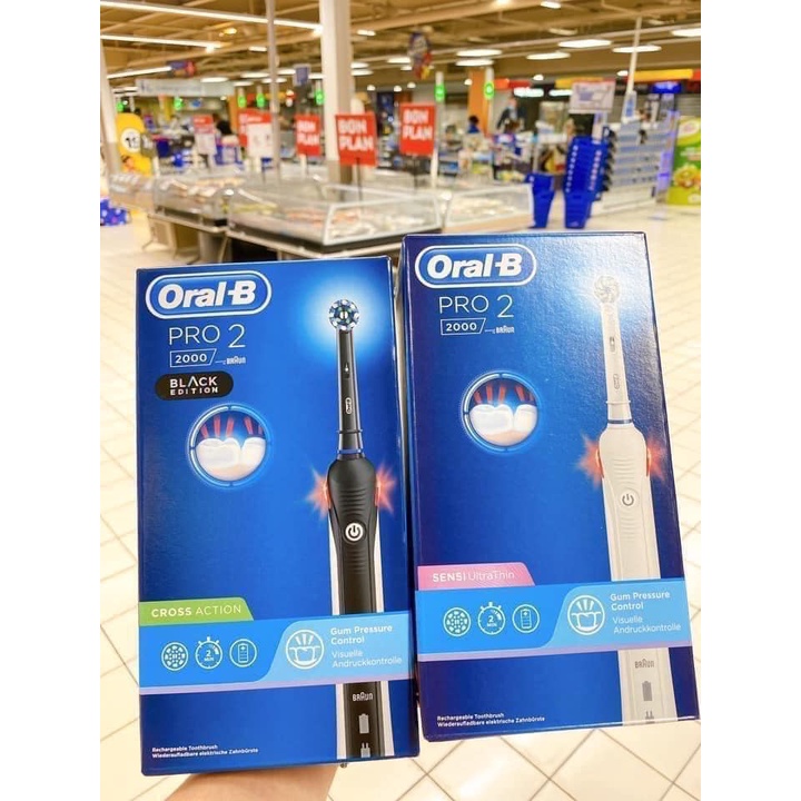 (Made in Germany) Bàn chải điện Oral B Pro2 2000