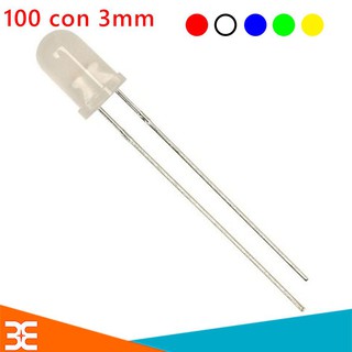 Gói 100 Con Led Đục 3mm