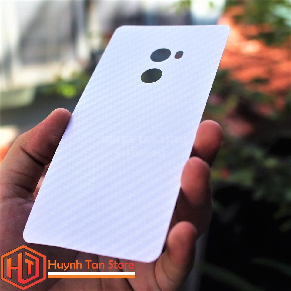 Miếng dán decal carbon mặt sau Xiaom Mi mix 2 nhám chống trày mặt lưng