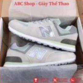 Giày Newbalance 574 Xịn Sò, Giầy New 547 Hồng, Xám Tím Than, Xám Trắng 👣 🔬 😀