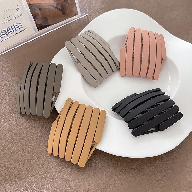 Đồ cài tóc vô hình chống trượt có thể gấp gọn phong cách hàn quốc thời trang cho nữ