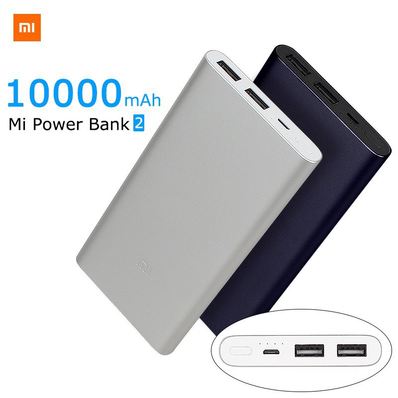 Sạc Dự Phòng Xiaomi Gen 2S Version 2018 10000 mAh 2 Cổng USB Hỗ Trợ QC 3.0 [vthm9]