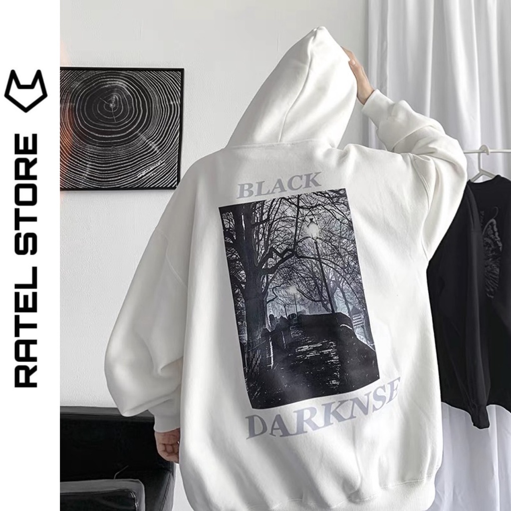 Áo Hoodie Local Brand Nỉ Bông Nam Nữ DARKNSE Unisex Form Rộng