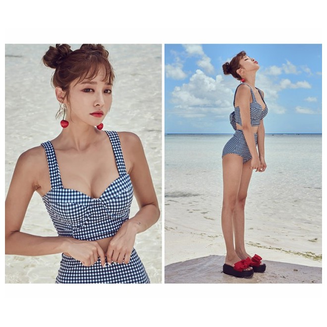 [THANH LÝ] Bộ Đồ bơi Bikini 2 mảnh Caro 9122 [Set Áo bra và quần lót] - CoCo Bikini | BigBuy360 - bigbuy360.vn