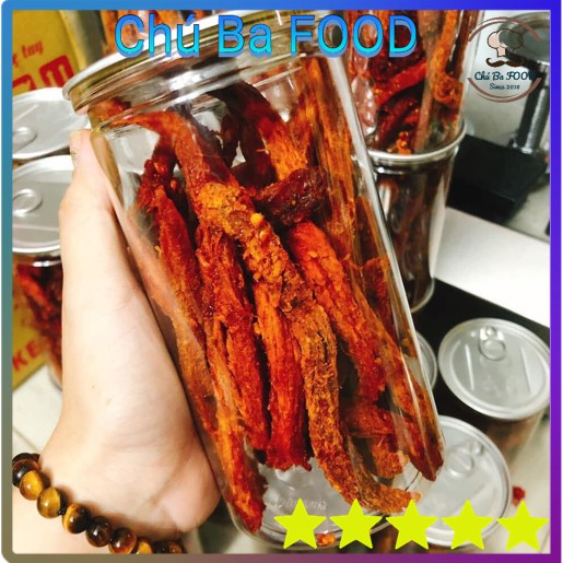 Khô Bò Que |🐄Chú Ba FOOD🐄| Bò thật - Mềm,Dai , Ngon, Chất lượng 300G