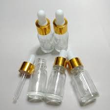 Chai Chiếc Serum thủy tinh cao cấp thân trong  5ml 10ml 20ml 30ml 50ml 100ml phụ kiện du lịch
