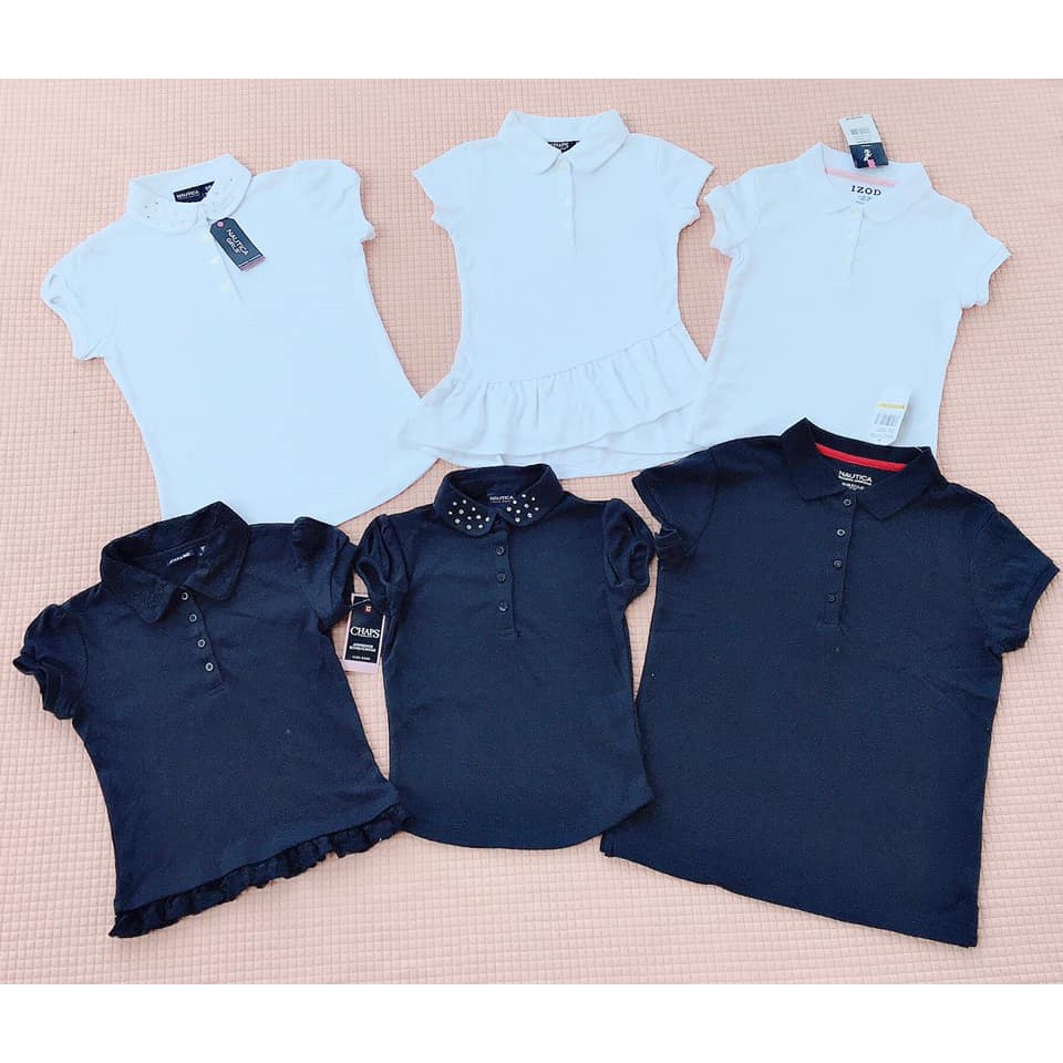 Áo POLO bé gái nhiều kiểu #Nautia dư xịn