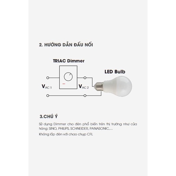 Bóng đèn LED Bulb 9W Dimmer Rạng Đông A60.DTW/9W, tăng giảm độ sáng nhiệt độ màu sáng thay đổi