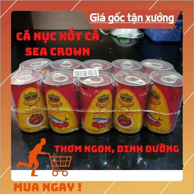 Cá Nục Sốt Cà Sea Crown 10 hộp x 155g - Chị Vịt Shop