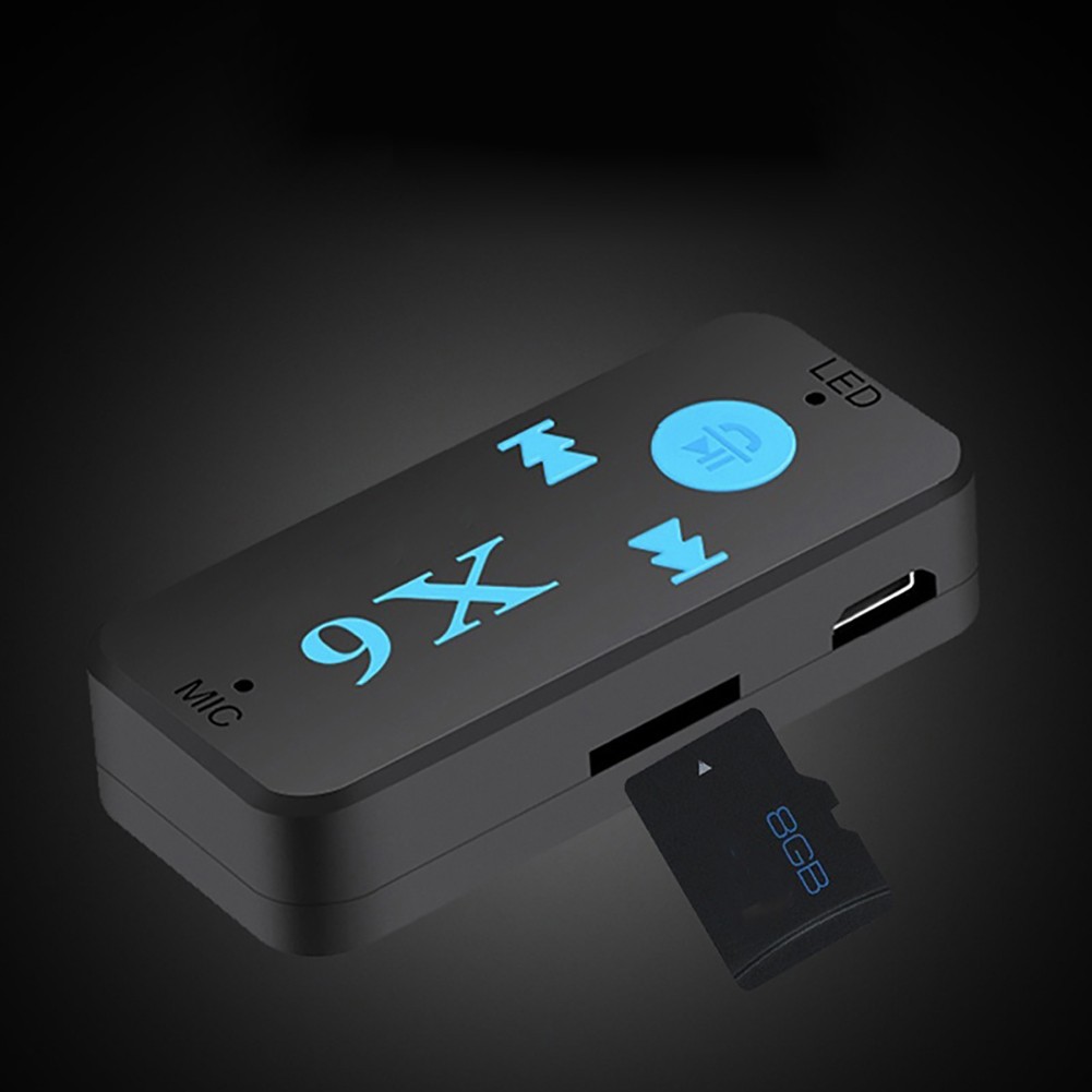Thiết Bị Nhận Tín Hiệu Âm Thanh Bluetooth Không Dây X6 Jack 3.5mm Cho Xe Ô Tô