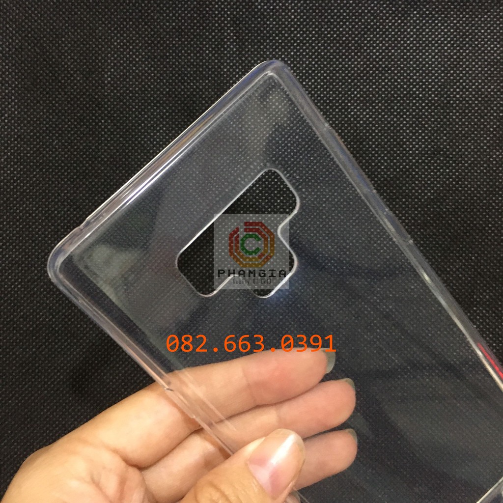 Ốp lưng Samsung Note 9 dẻo trong bảo vệ cam bền đẹp